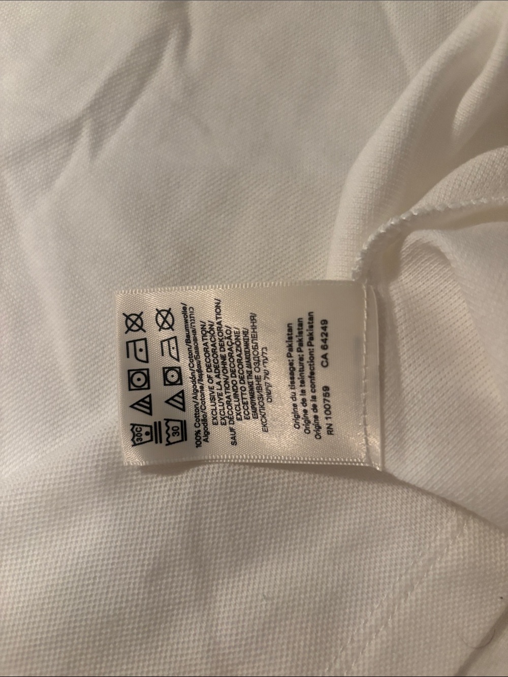 Scotch & Soda White Polo with Gray Accent - Picture 9 of 12